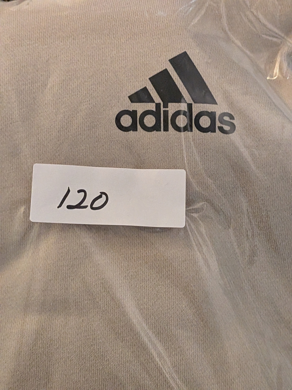 adidas Boys Youth Colorblock Fleece Pullover Hoodie Tan Green Black XL 18/20 - Picture 8 of 8